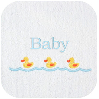 luxury baby gift basket - yellow ducks