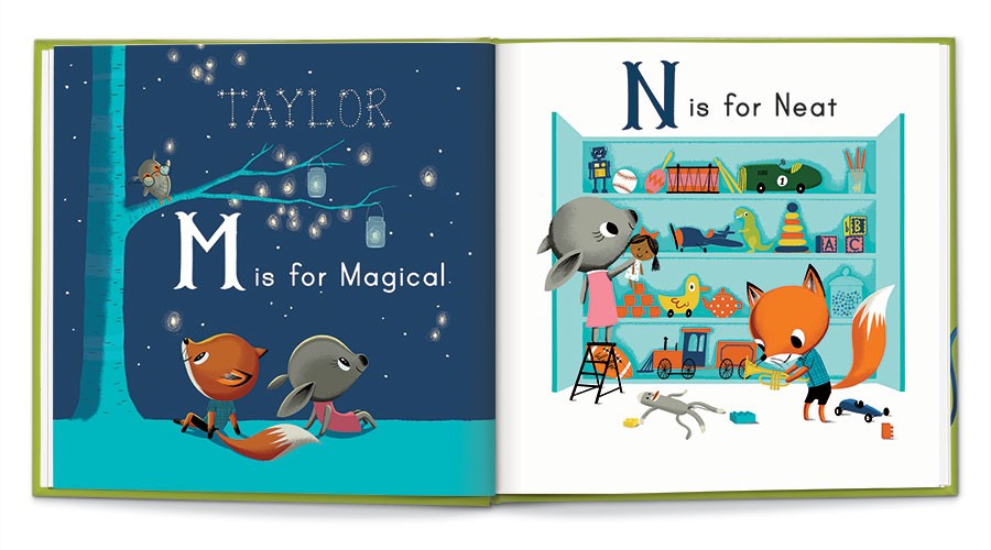 m is for me personalized kids book