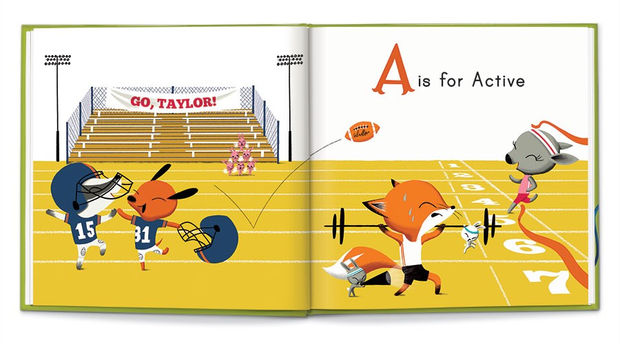m is for me personalized kids book