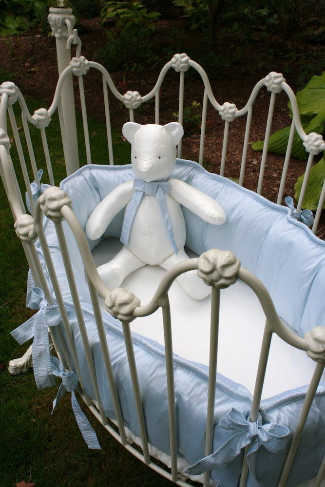 majorca cradle ensemble - dupioni silk  (contact us for pricing)