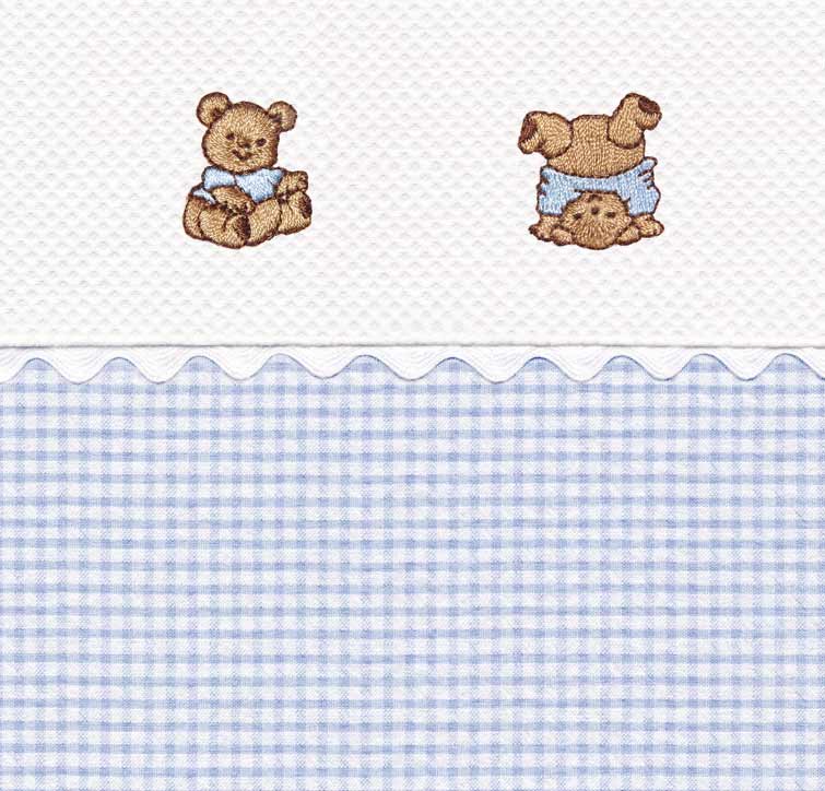 mini checker crib bedding