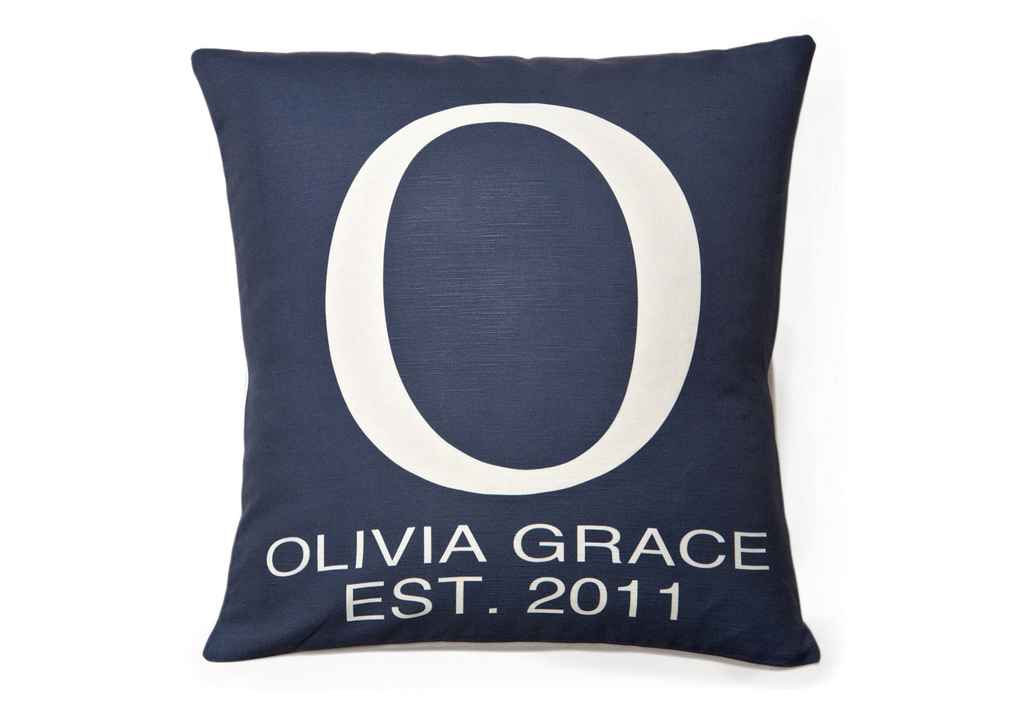 modern monogrammed initial pillows