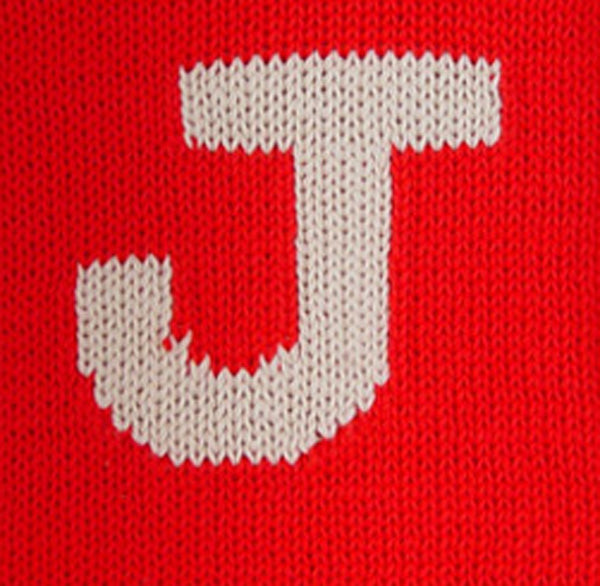 monogrammed initial sweater