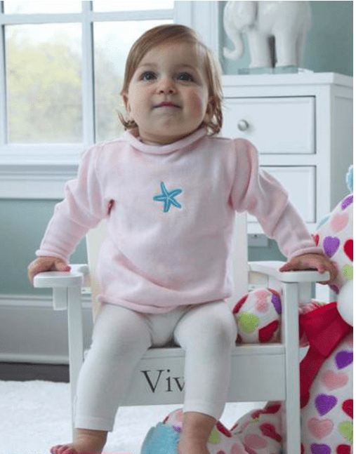 monogrammed roll neck pullover sweater