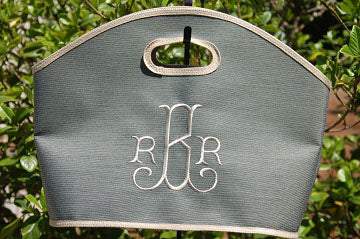 monogrammed solid GG tote