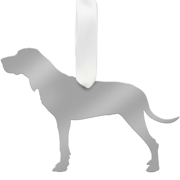 moon and lola hound christmas ornament - gold