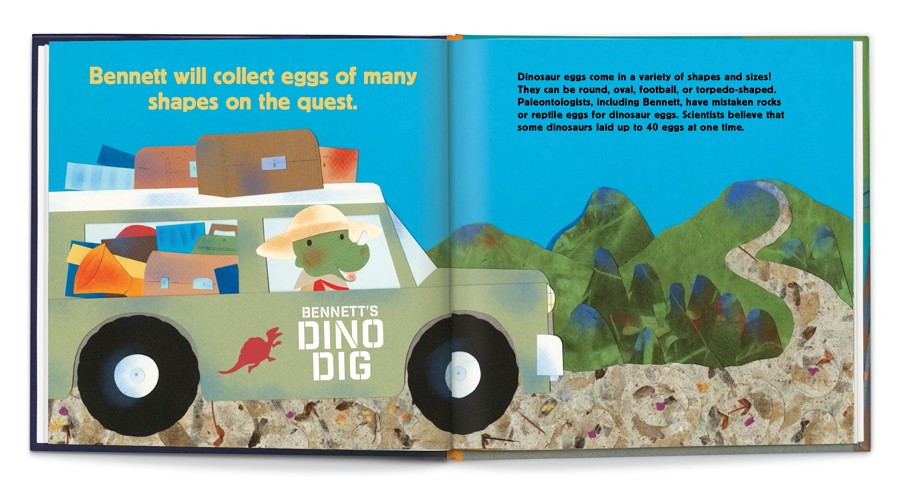 my dinosaur egg hunt personalized book