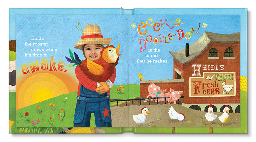 my farm friends personalized book
