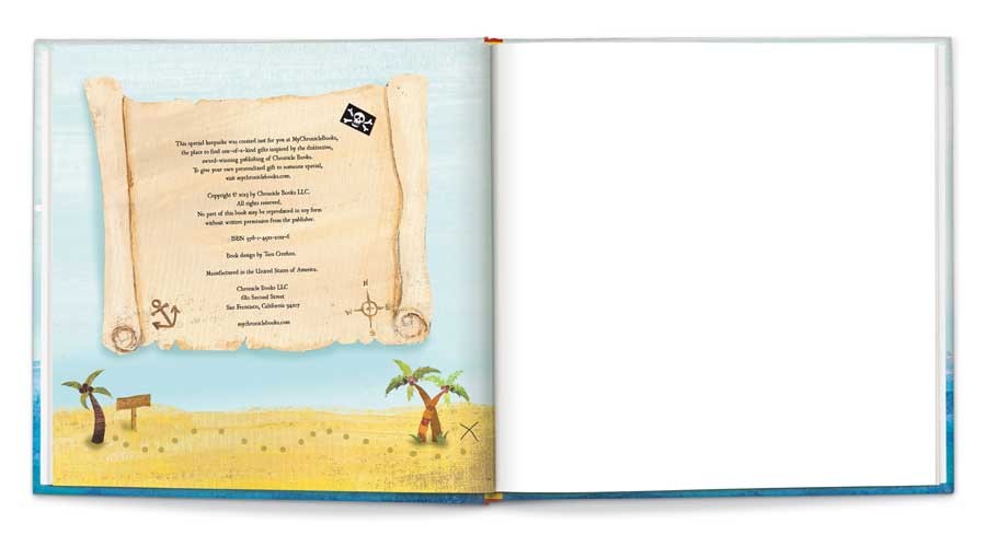 my pirate adventure personalized book