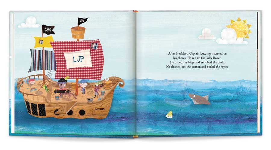 my pirate adventure personalized book