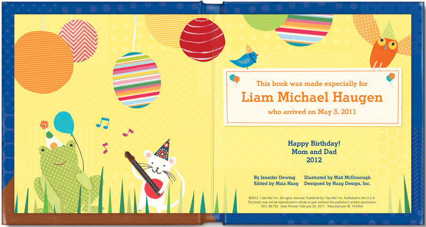 my very happy birthday book (boy)