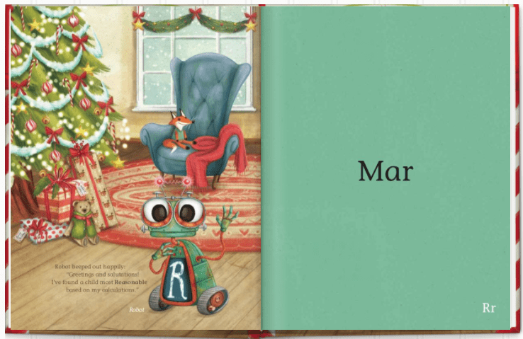 my very own christmas personalized book