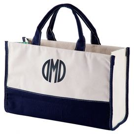 navy vivera tote