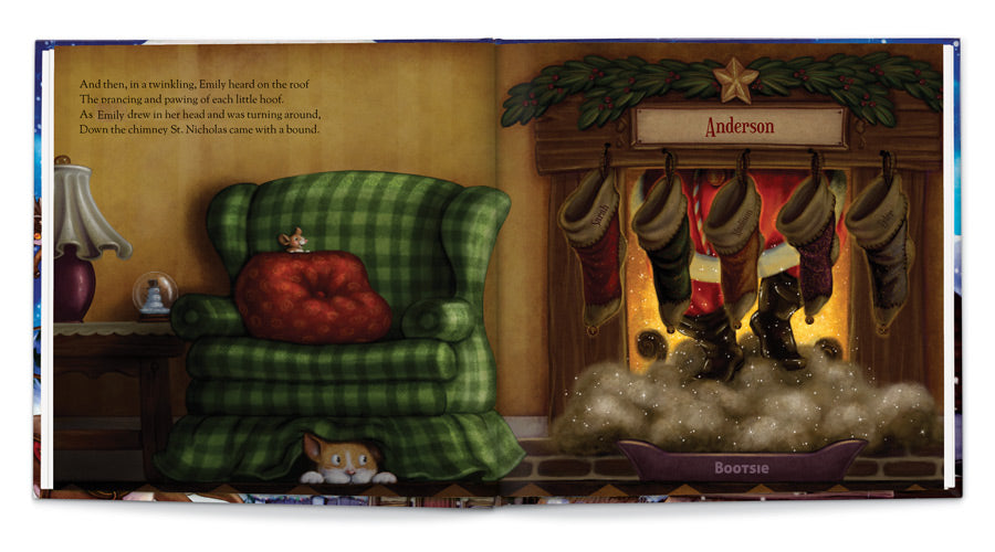 night before christmas personalized book