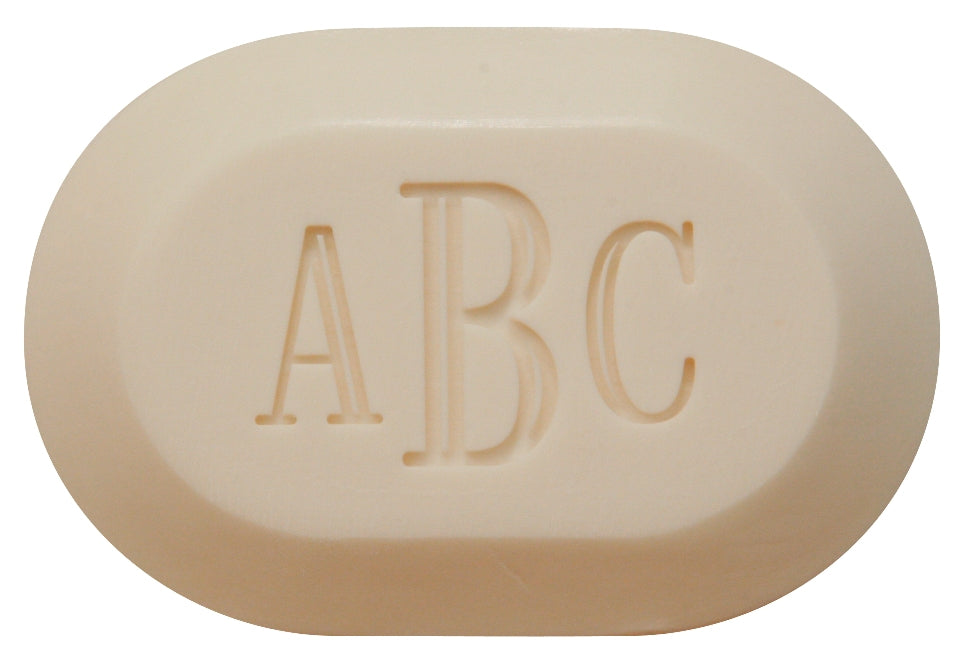 original luxury personalized soap gift set: monogram