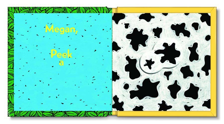 peek a who - personalized board book