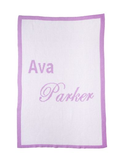 personalized simply chic blanket