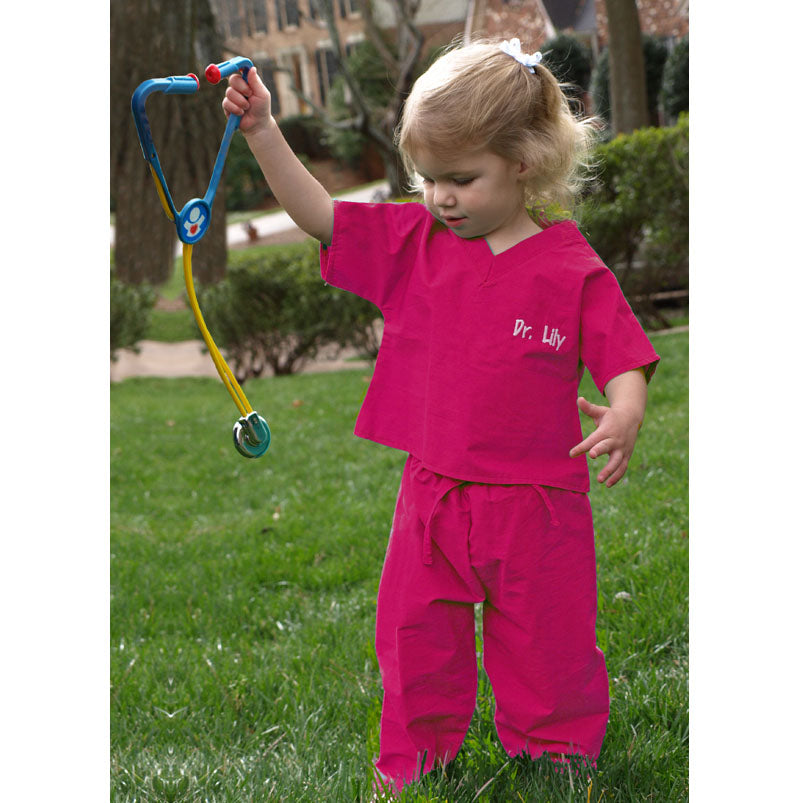 personalized baby scrubs