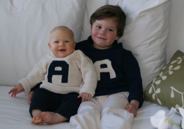 personalized custom letter sweater