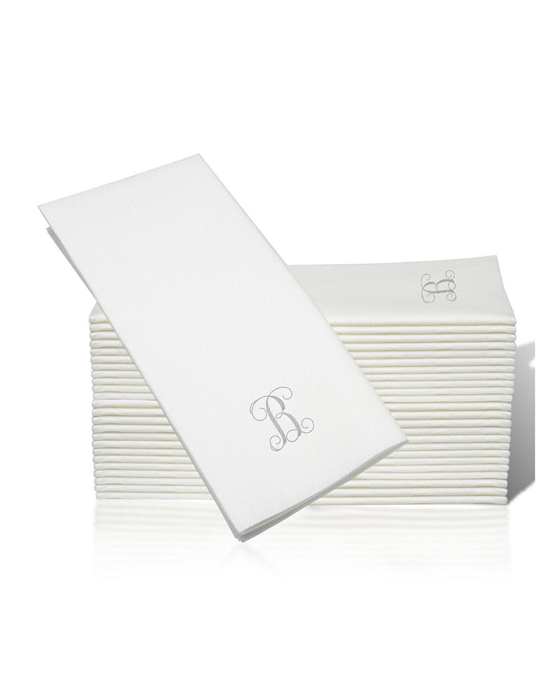 personalized disposable linen-like guest towels