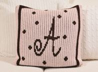 personalized dot custom crib blanket - initials ame