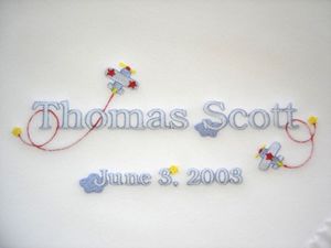 personalized fleece blanket (boys)