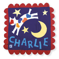 personalized fleece moonjumper blanket