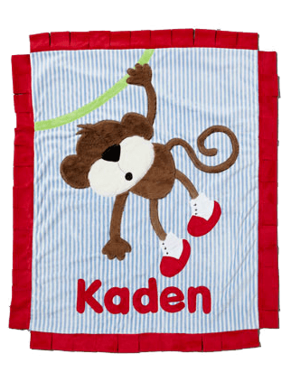 personalized hanging around blanket