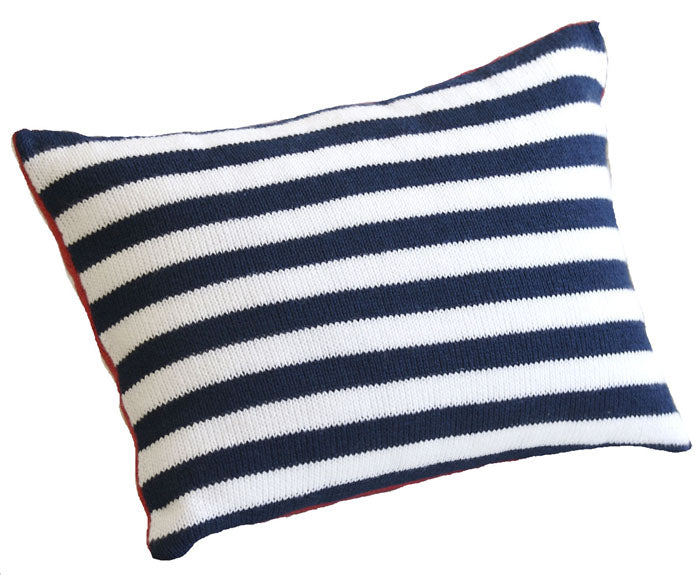personalized knit baby pillow 12x16