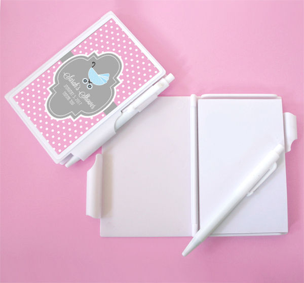 Personalized Baby Shower Notebook Favors