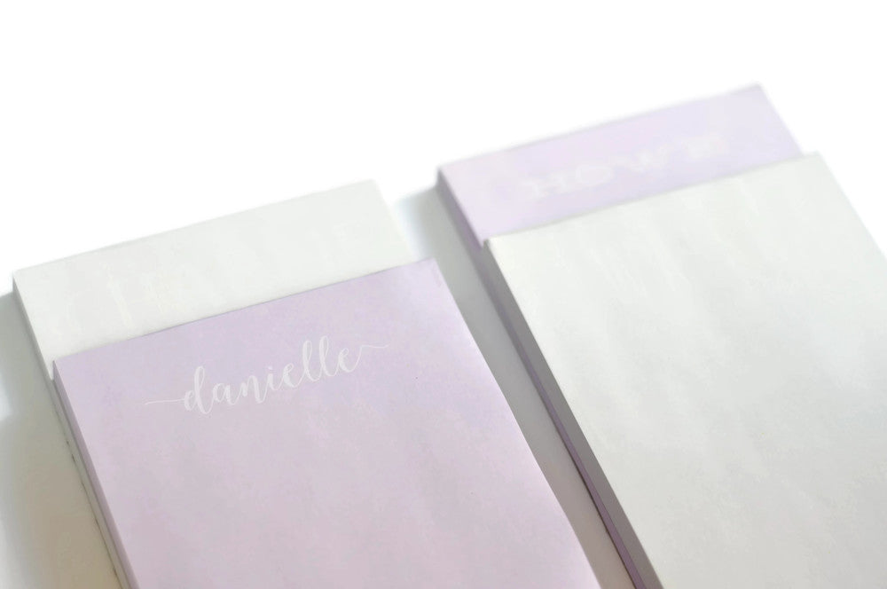 Personalized Market Pastel Note Pad