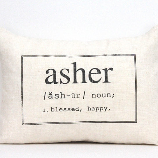 personalized name pillow