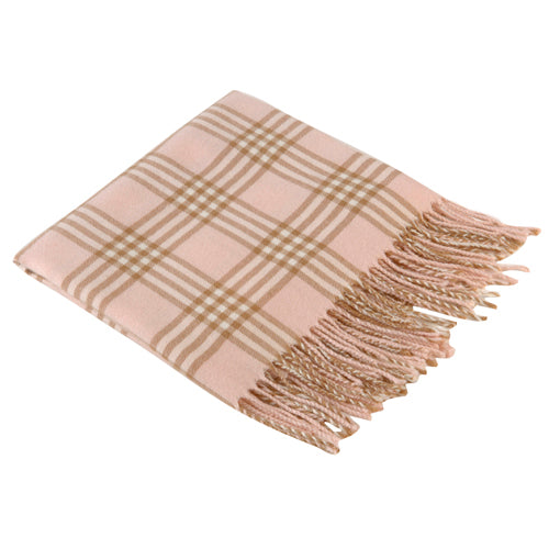 personalized plaid baby blanket