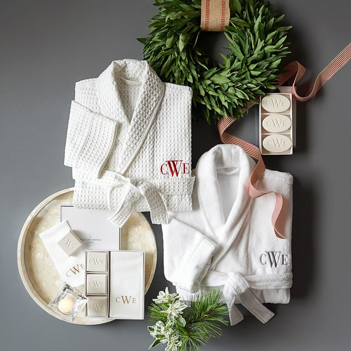 personalized soap and towel set