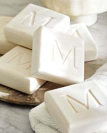 personalized spa soap (Oprah favorite)