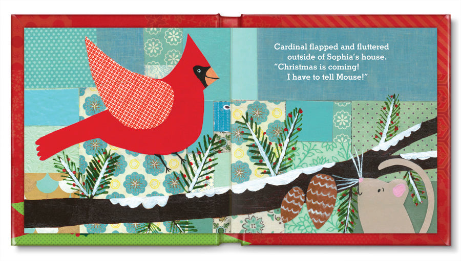 personalized very merry christmas book
