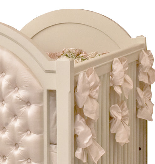 provence silk crib bedding by lulla smith  (contact us for pricing)