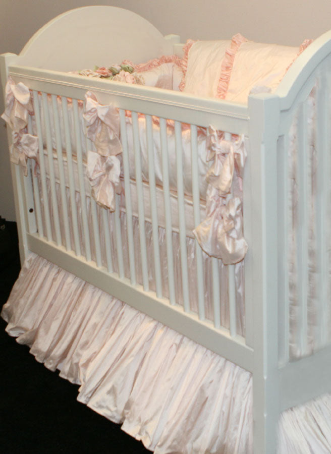 provence silk crib bedding by lulla smith  (contact us for pricing)