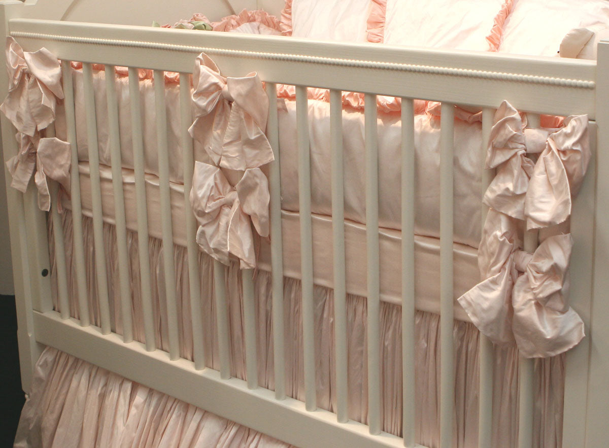 provence silk crib bedding by lulla smith  (contact us for pricing)