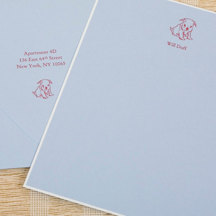 puppy love stationery