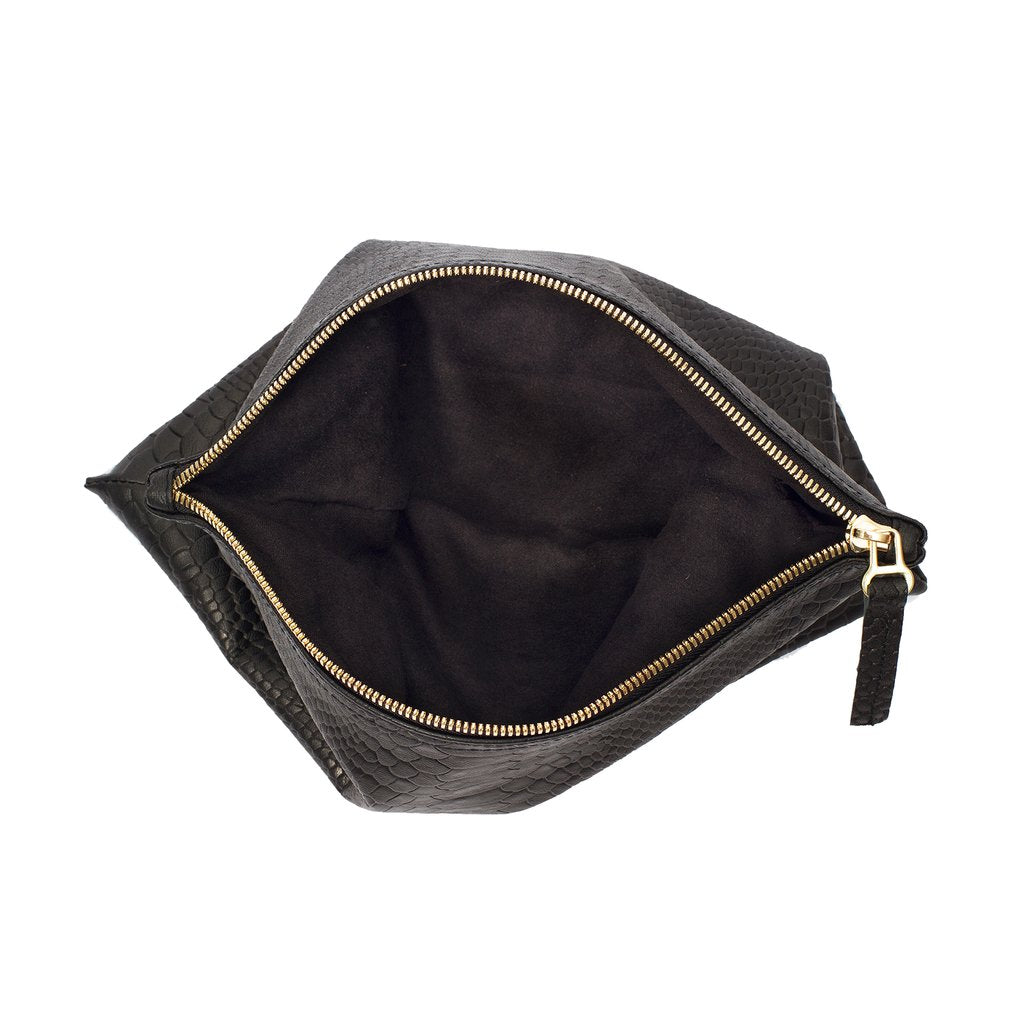 Python Flat Clutch (Embossed with Monogram)