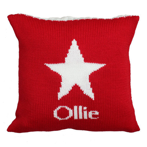 red and white stars baby blanket