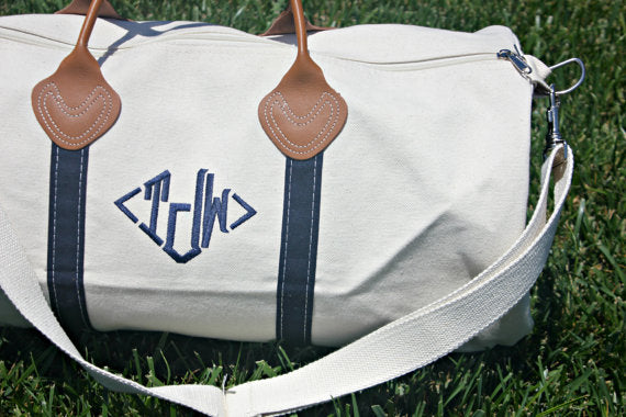 round duffel bag - black