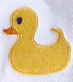 rubber duck burp cloth set
