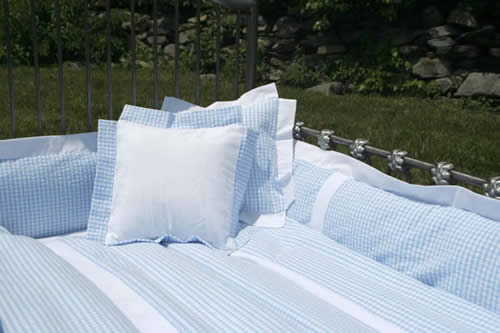 santa cruz crib bedding (custom colors available)  (contact us for pricing)