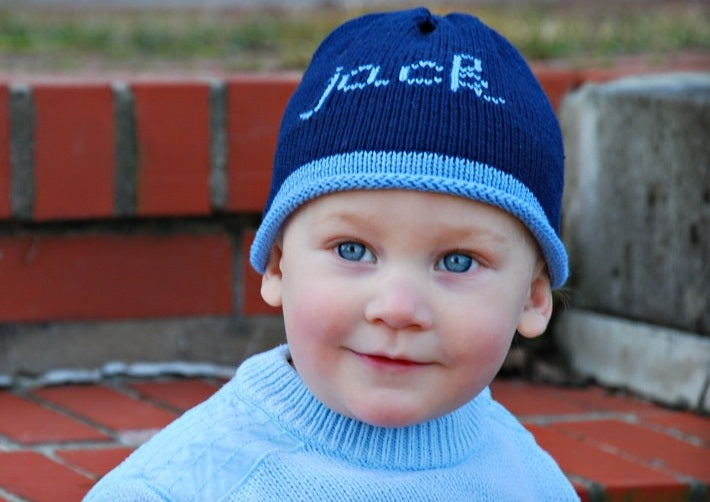 scribble script beanie