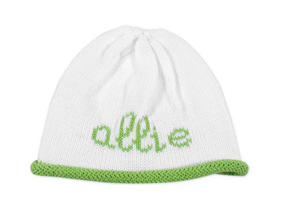 scribble script beanie