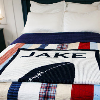 single football blanket