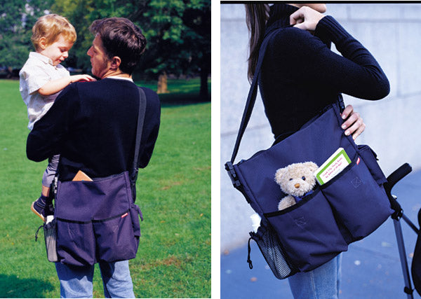 skip hop duo diaper bag - navy
