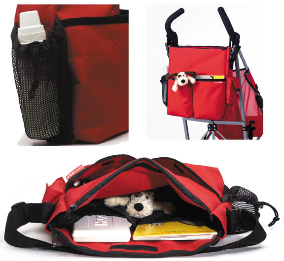 skip hop duo diaper bag - red